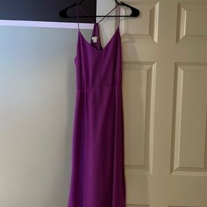 Purple maxi dress